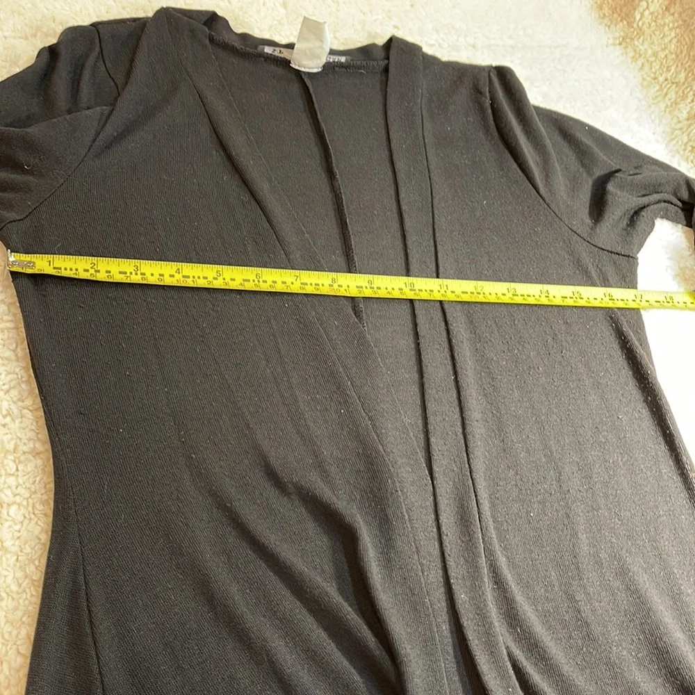 Rebel Sugar long open front cardigan, duster type sweater in size Small,… - Picture 5 of 8